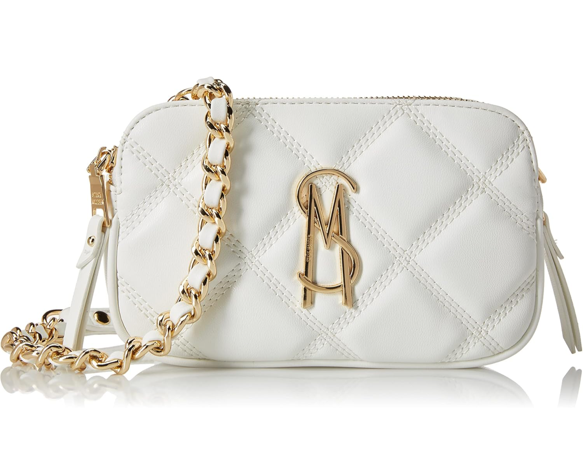 Steve Madden Womens Daisy Quilted Crossbody