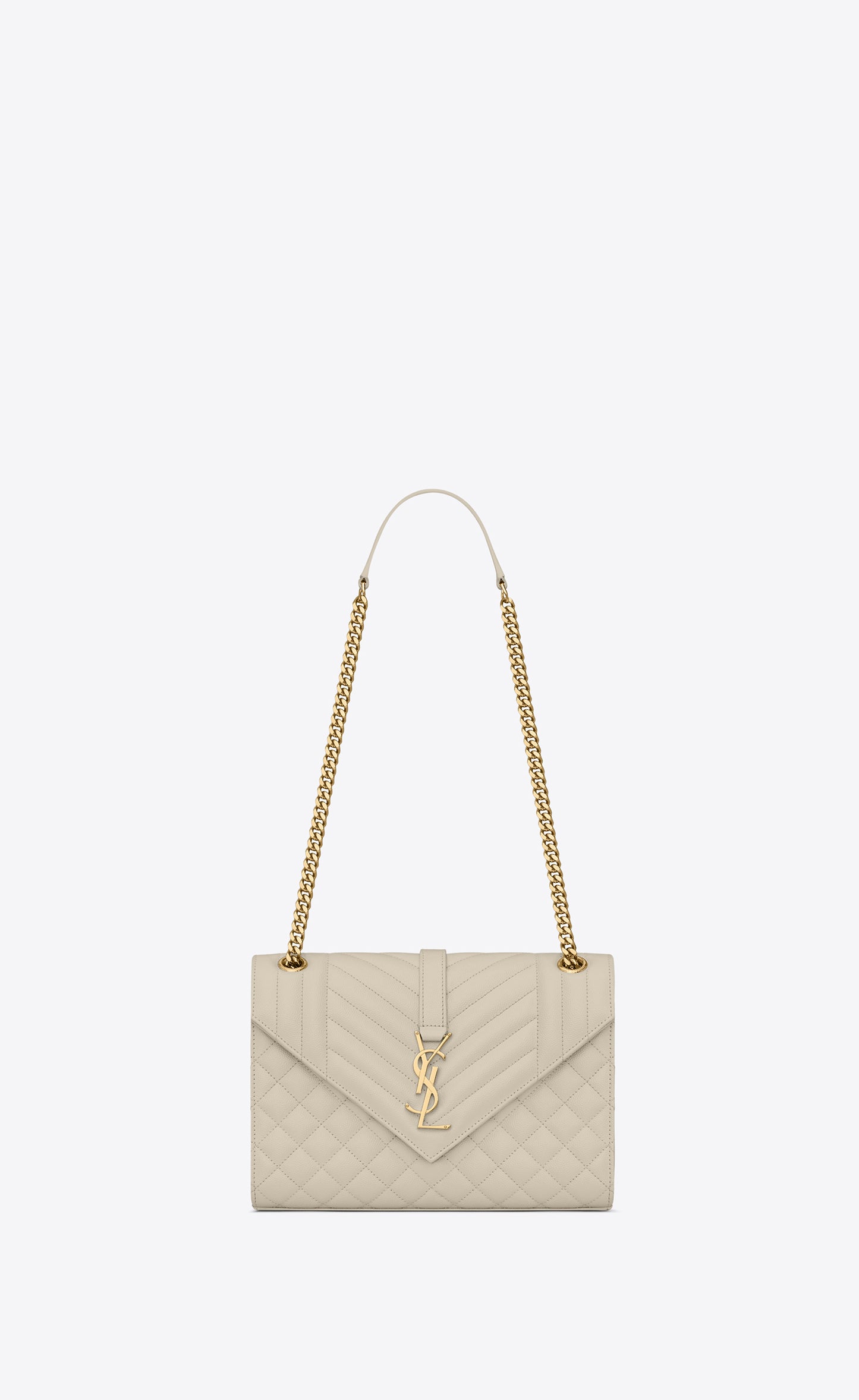 Yves Saint Laurent Medium Envelope Matelassé Shoulder Bag