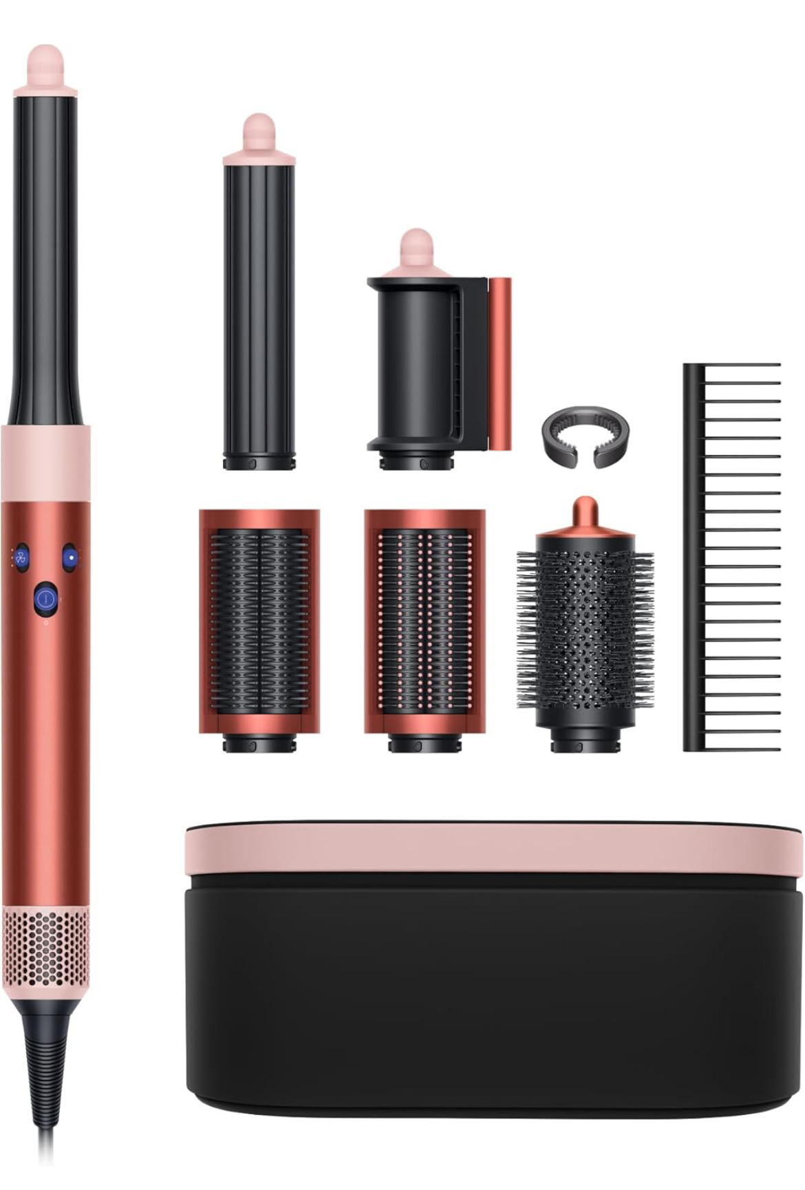 Dyson Special Edition Airwrap™ Complete Long Multi-Styler (Strawberry Bronze & Blush Pink) with Detangling Comb