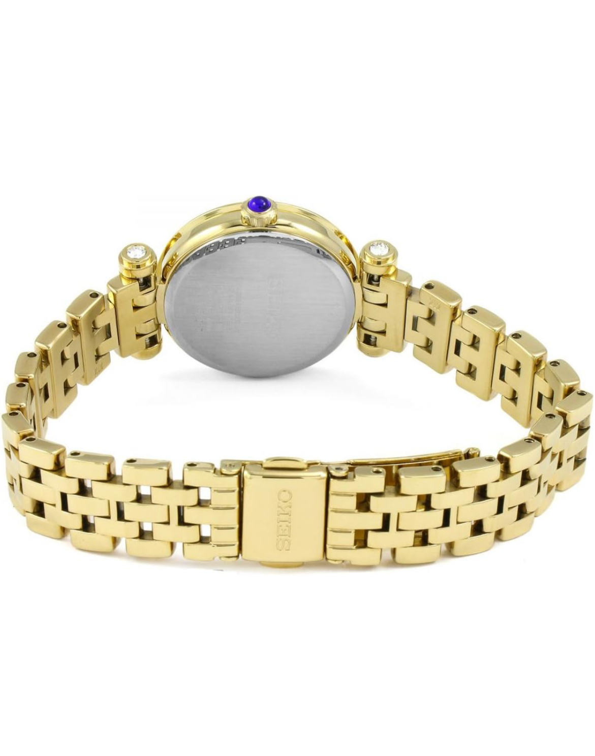 Seiko Women's Conceptual Gold Stainless-Steel Japanese Quartz Dress Watch, SRZ468P1