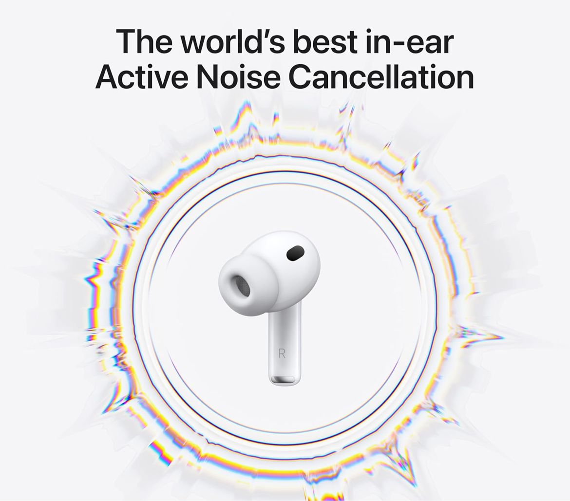 Apple AirPods Pro 3 - Wireless Earbuds with Active Noise Cancellation