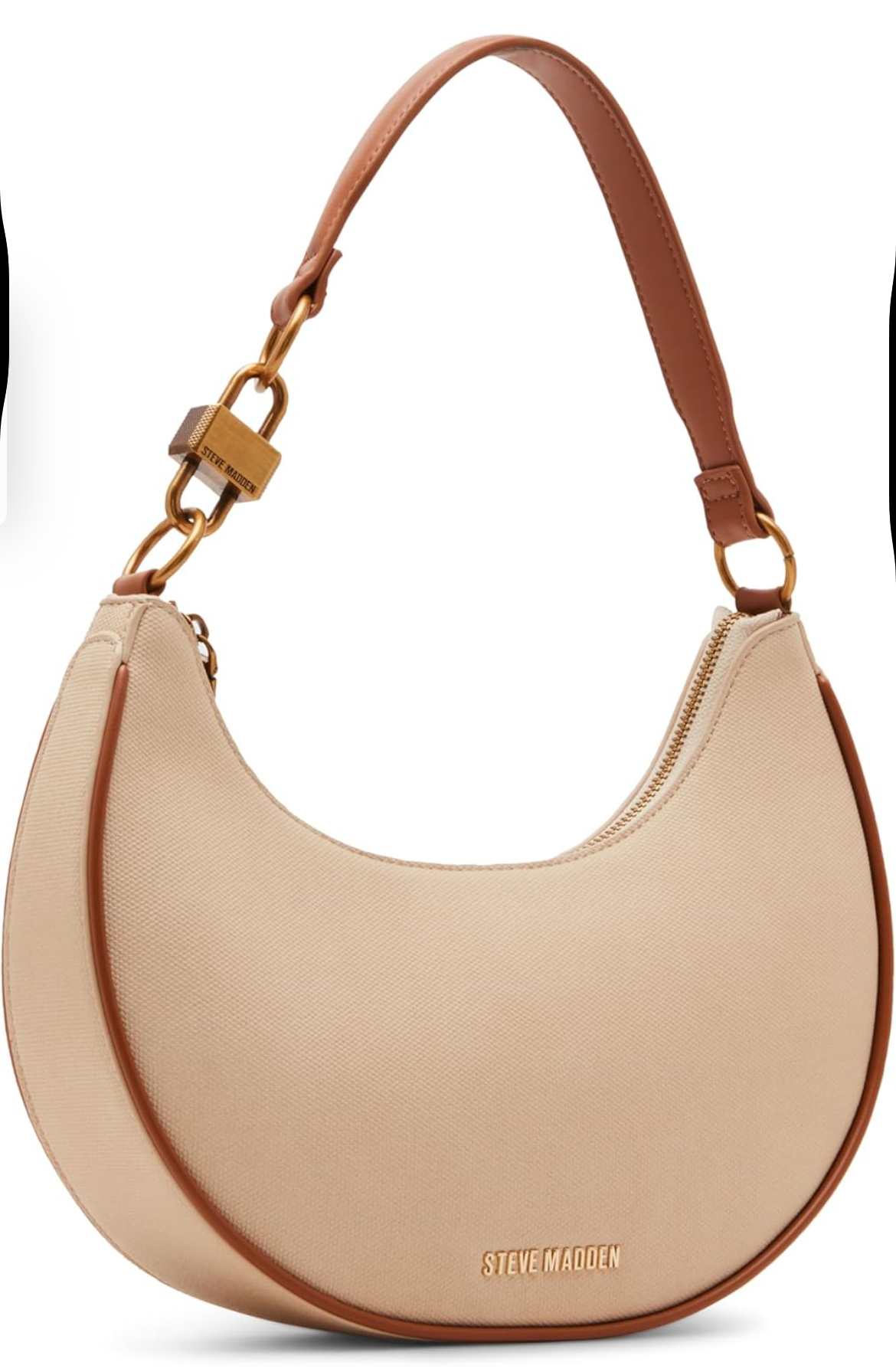 Steve Madden Womens Lohan Crescent Shoulder Bag