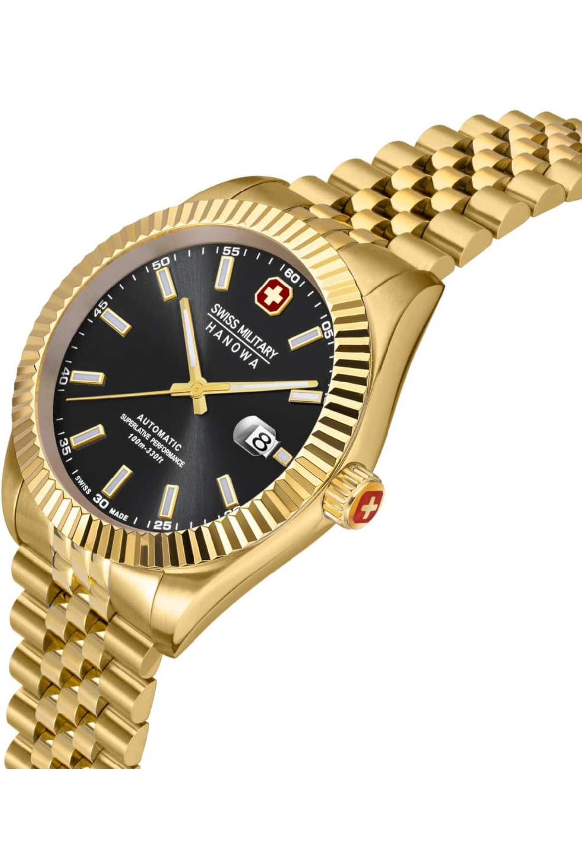 Swiss Military by Chrono Hanowa SMWGL0002110 Men's Analogue Automatic Movement Watch with Stainless Steel Strap