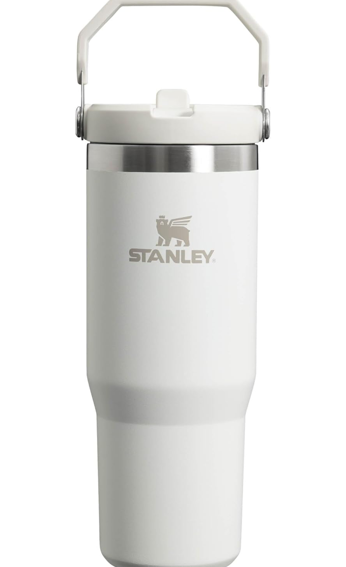 Stanley IceFlow Flip Straw Water Bottle With Straw 0.88L - Keeps Cold for 12+ Hours - Leakproof - Stainless Steel Water Bottle - BPA Free Travel Mug - Easy to Carry - Dishwasher Safe - Frost