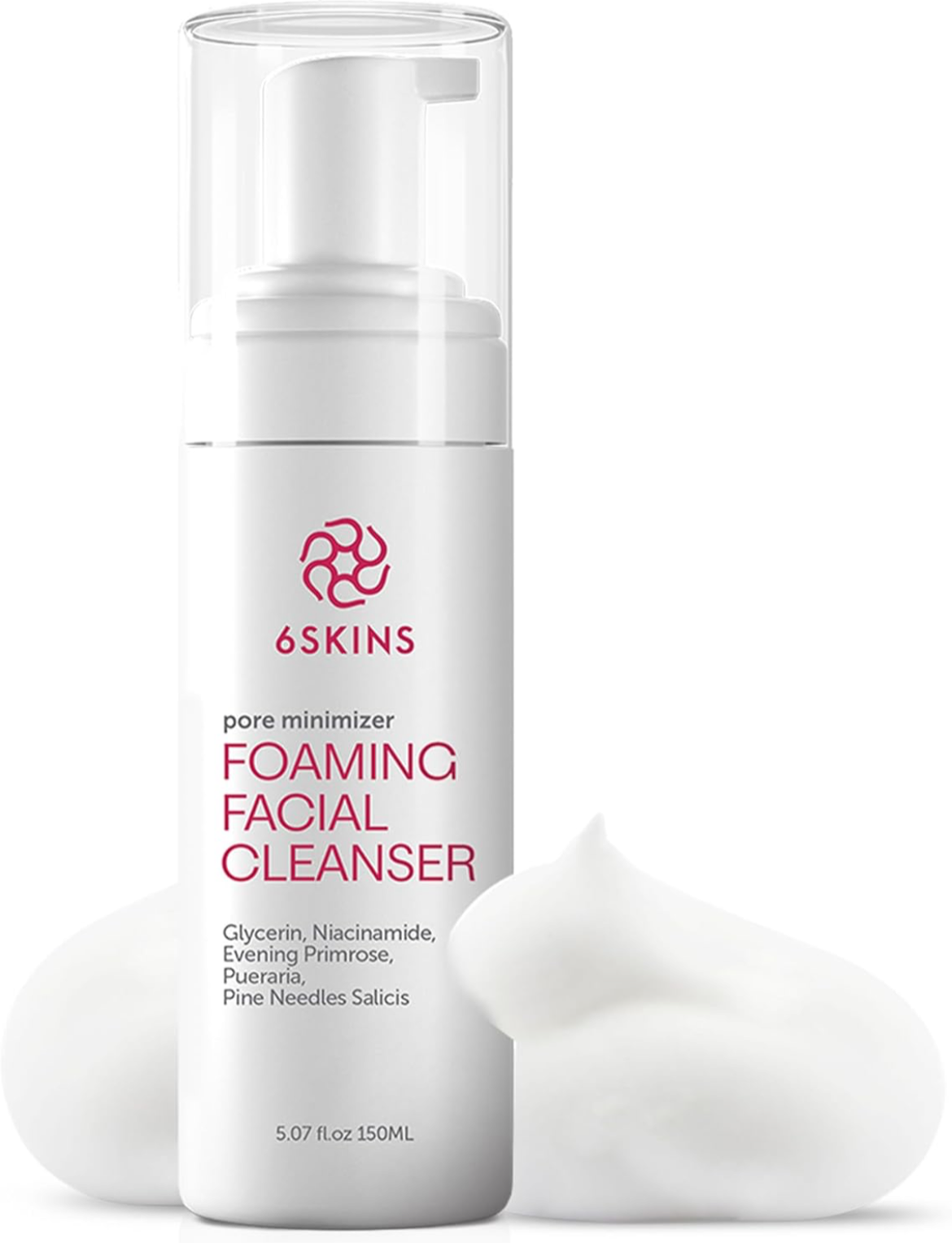 6SKINS® Pore Minimizer Foaming Facial Cleanser