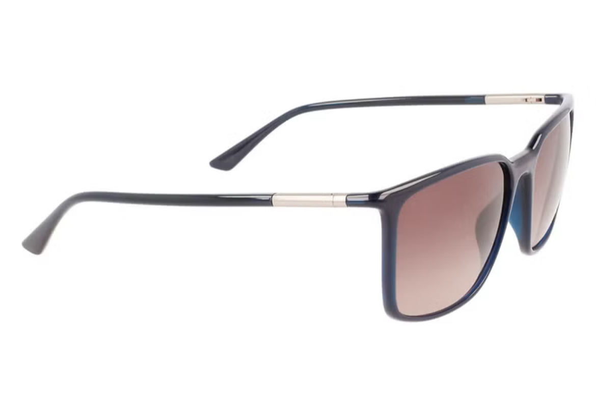 Calvin Klein Full Rim Bio Injected Modified Rectangle Sunglasses Ck22522S 5916 (438) Blue