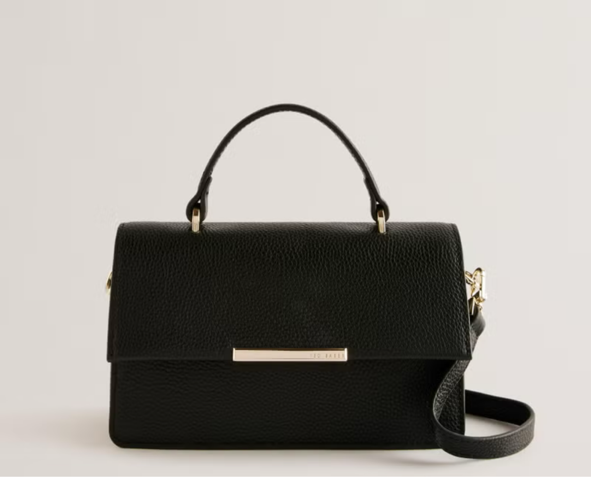 Ted Baker Rosly Elongated Top Handle Flap Over Satchels