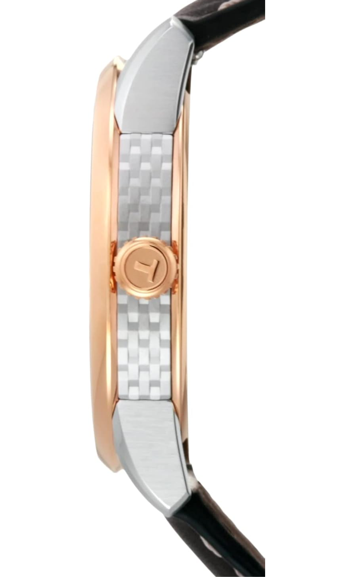 Tissot Mens Luxury 316L Stainless Steel case with Rose Gold PVD Coating Automatic Watch T0864072606700