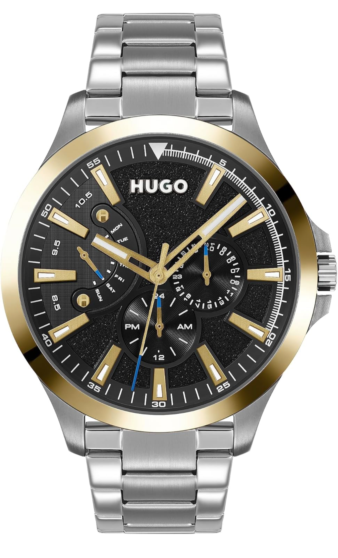 Hugo Boss Men's Black Dial Stainless Steel Watch