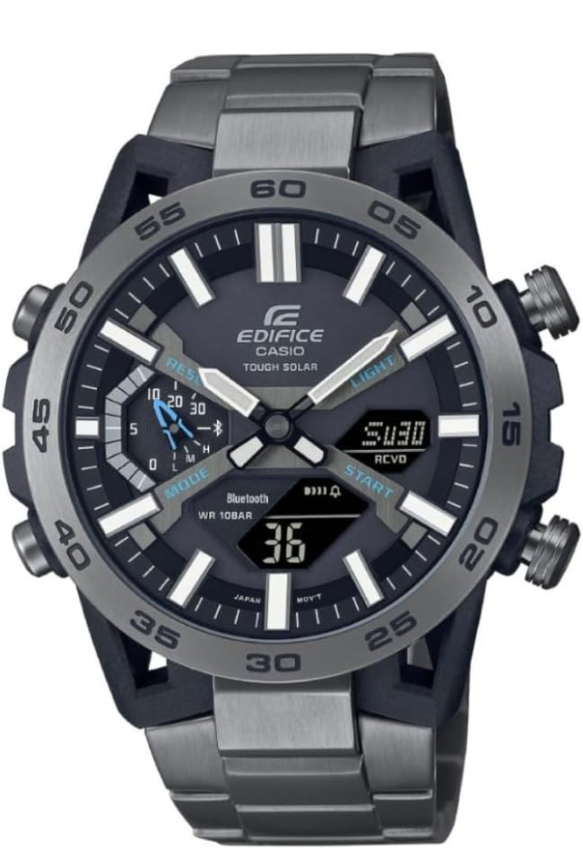 Casio Watch ECB-2000DC-1ADF For Mens, Black