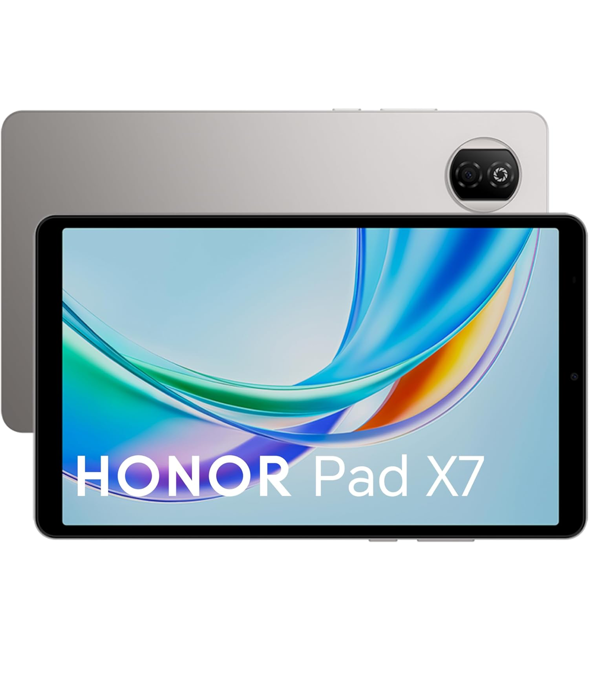 Honor Pad X7 8.7" Wi-Fi Tablet 4GB RAM 128GB Storage - Snapdragon 680, 90Hz Display, Android 15, Gray with Free Cover Case