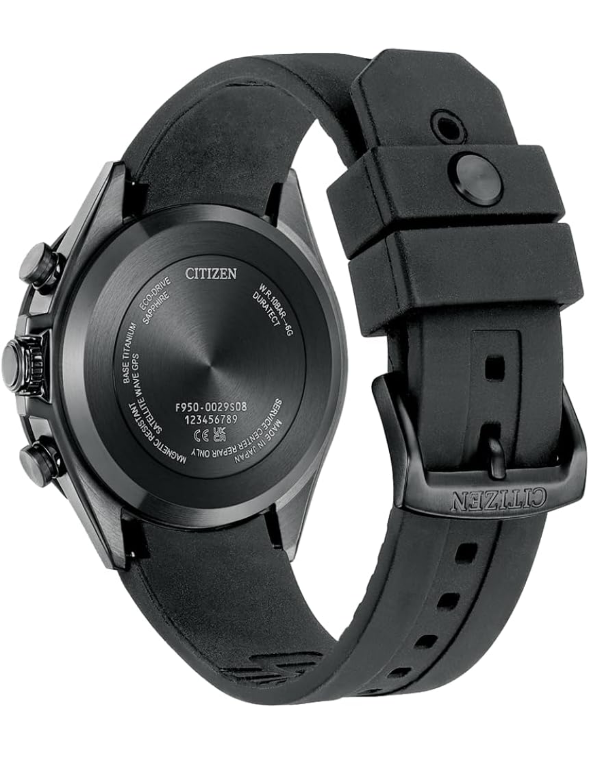 Citizen Men's Chronograph Eco-Drive Watch with Rubber Strap CC4055-14H