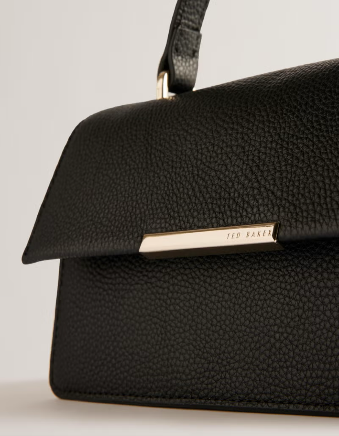 Ted Baker Rosly Elongated Top Handle Flap Over Satchels