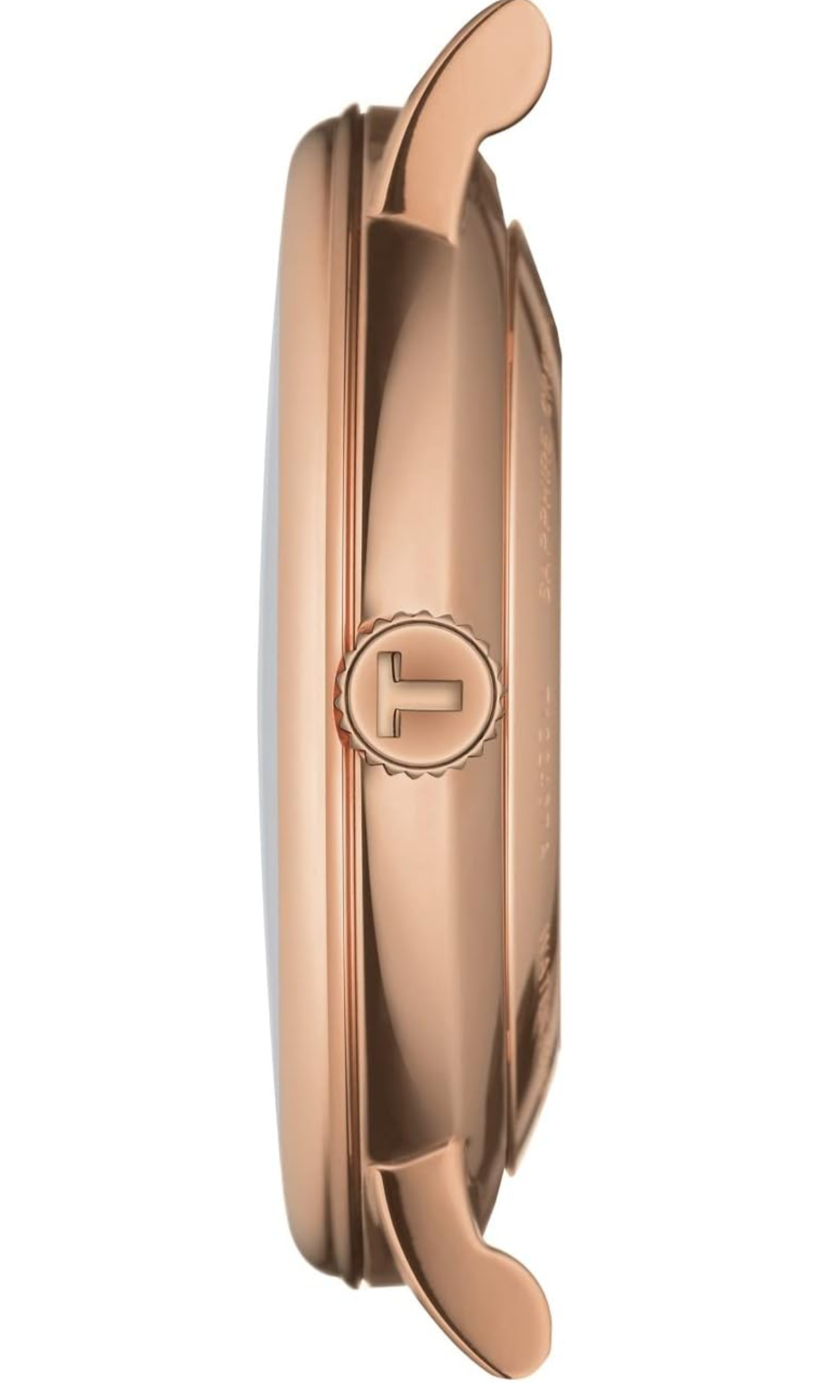 Tissot Carson T122.407.11.031.00 POWERMATIC 80 Rose Gold Brown Leather Automatic Watch