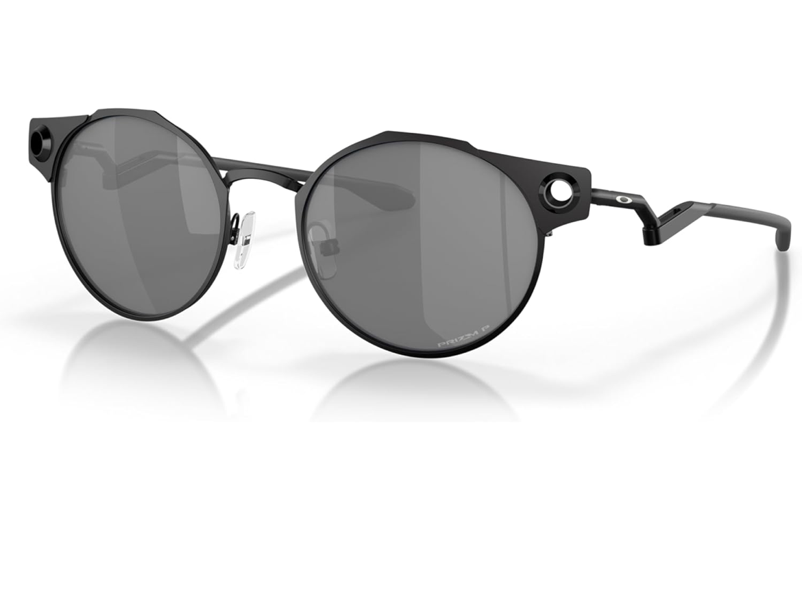Oakley Men's OO6046 Deadbolt Titanium Round Sunglasses