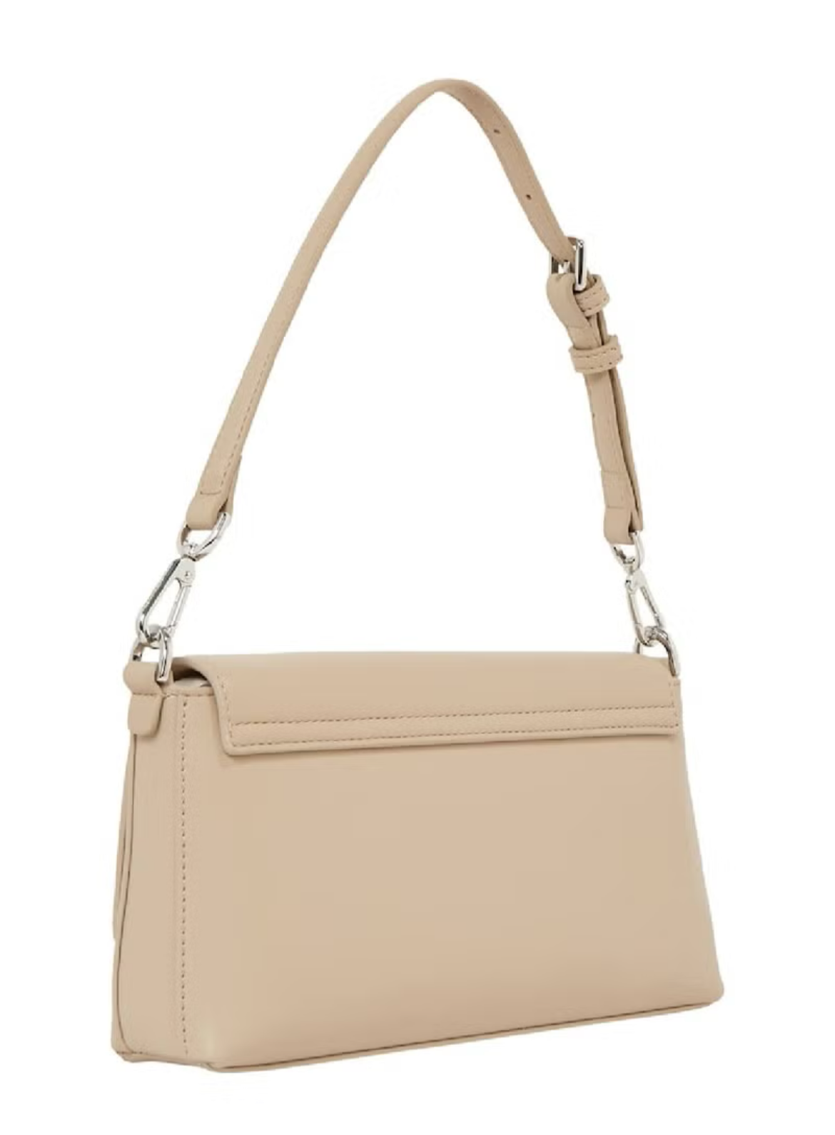 Calvin Klein Women's Convertible Shoulder Bag - Faux Leather, Beige