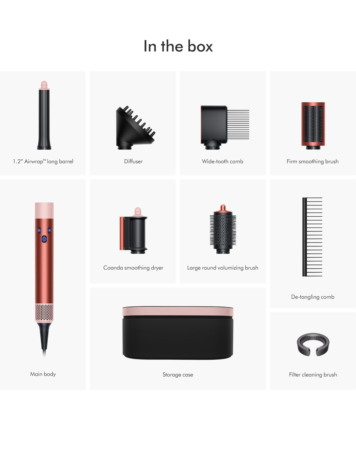 Dyson Special Edition Airwrap™ Complete Long Diffuse Multi-Styler (Strawberry Bronze & Blush Pink)
