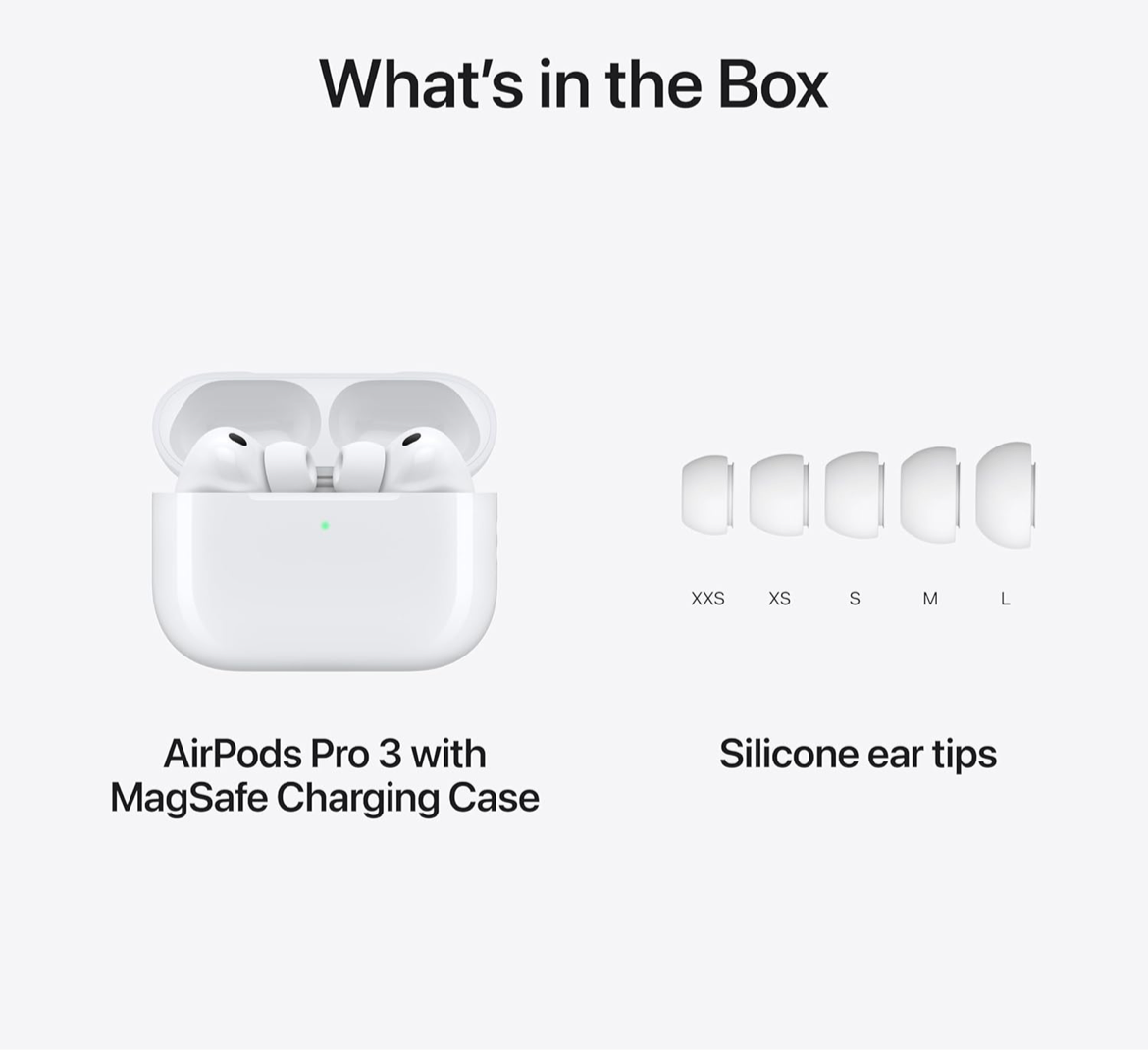 Apple AirPods Pro 3 - Wireless Earbuds with Active Noise Cancellation