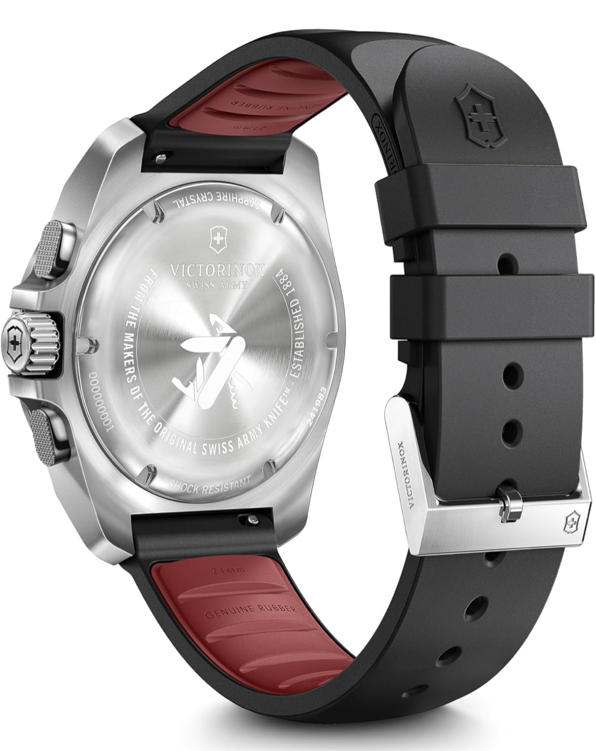 VICTORINOX Men's Quartz Analog Watch with Stainless Steel Strap V241983