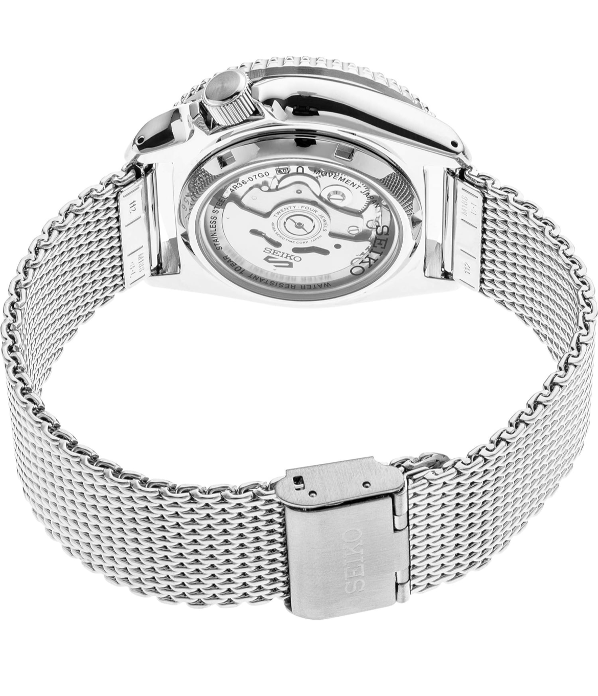 Seiko 5 Sports Men's Automatic Watch, Dark Grey