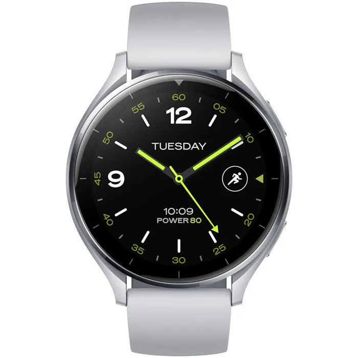 Xiaomi Watch 2 – Silver Case with Gray TPU Strap (Model BHR8034GL)