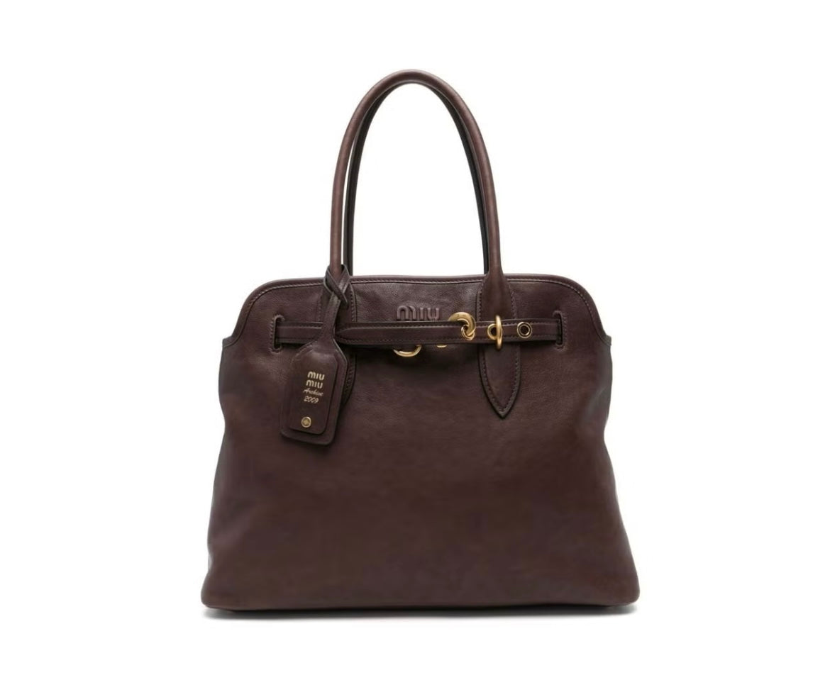 MIU Aventure Nappa Leather Bag