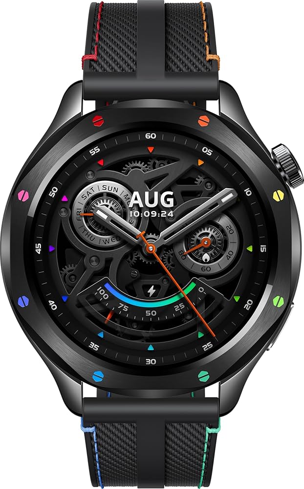 Xiaomi Watch S4 Smartwatch – 1.43” AMOLED Display, Bluetooth Calling, 15-Day Battery Life – Rainbow Edition