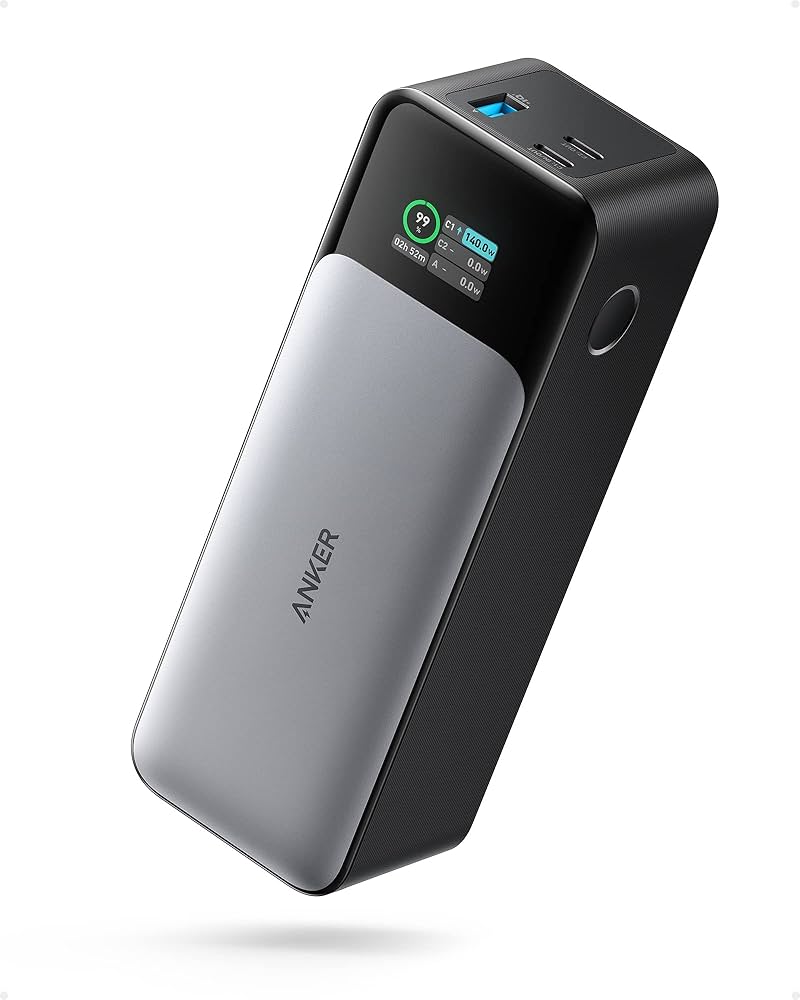 Anker 737 Power Bank (PowerCore 24K) – 24,000mAh 140W 3-Port Ultra-Powerful Charger