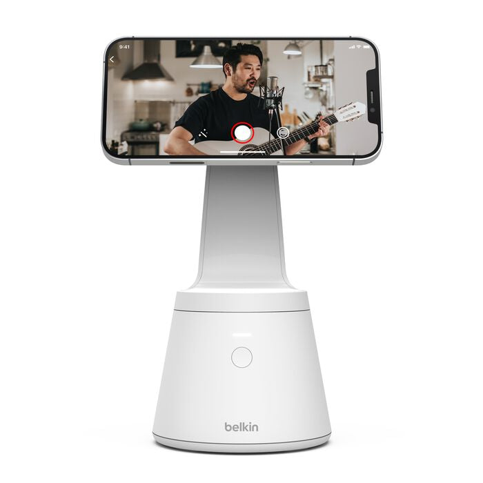Belkin Face Tracking Phone Mount – MagSafe-Compatible Stand with Movement Tracking for iPhone
