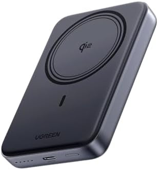 UGREEN Nexode 10,000mAh Wireless Power Bank – Qi2 Certified 15W Fast Magnetic Charger for iPhone (MagSafe-Compatible)