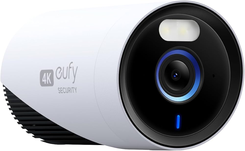 eufy Security eufyCam E330 (Professional) – 4K Wired Outdoor Camera Add-On with Spotlight (HomeBase 3 Required)