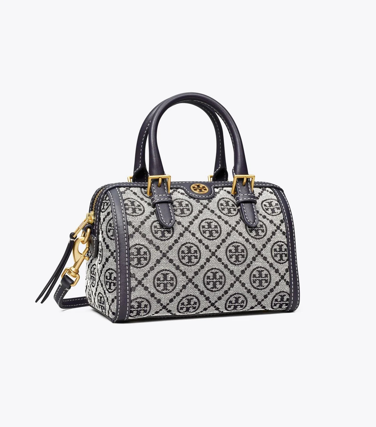 TORY BURCH T Monogram Mini Barrel Bag