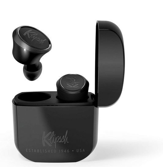 Klipsch T5 True Wireless Triple Black earbuds