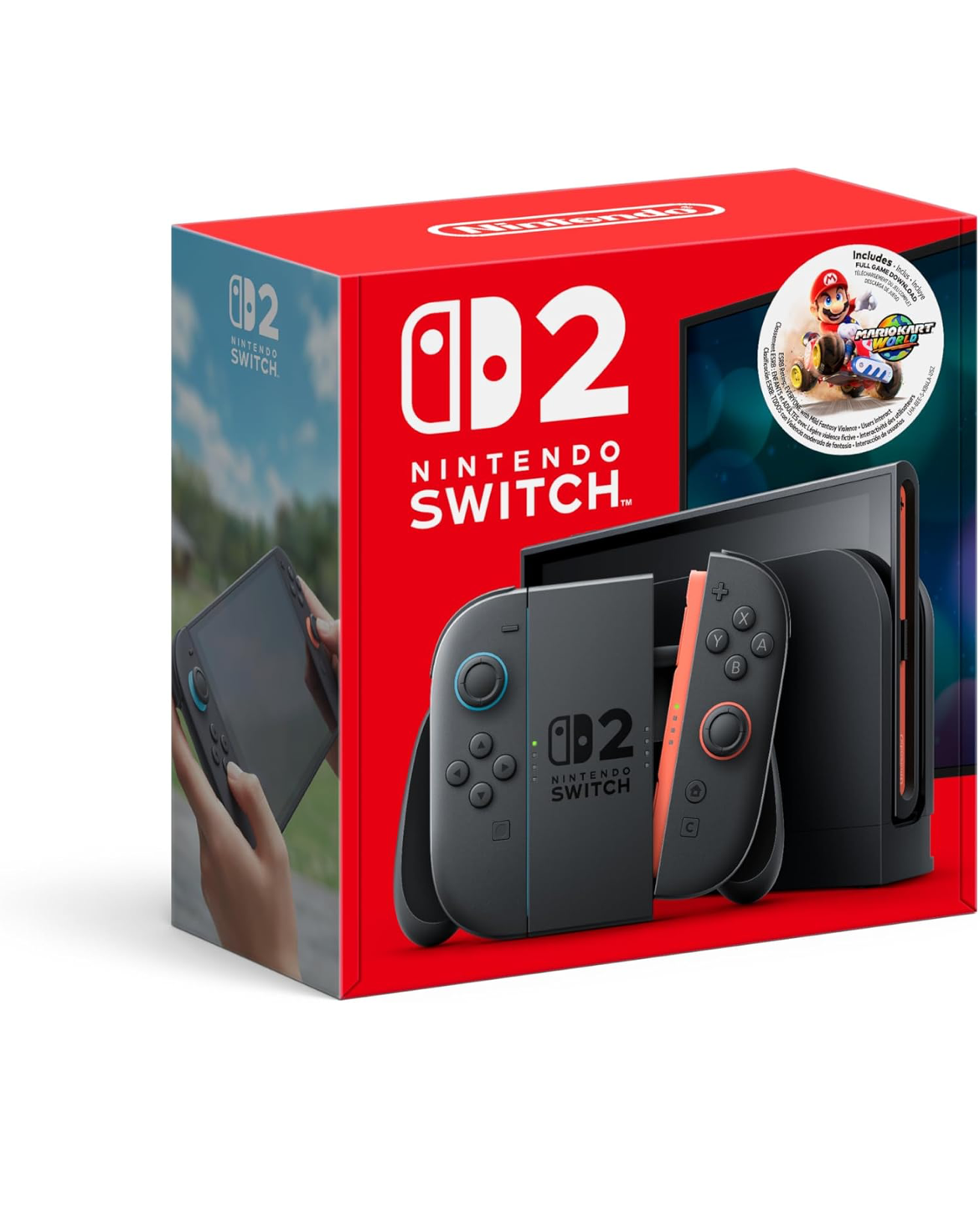Nintendo Switch 2 Console + Mario Kart World Bundle - International Version [ New 2025 Model ]
