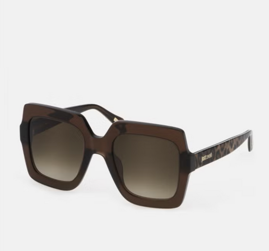 Just Cavalli Women's Square Shape Acetate Sunglasses SJC023 530AAK
