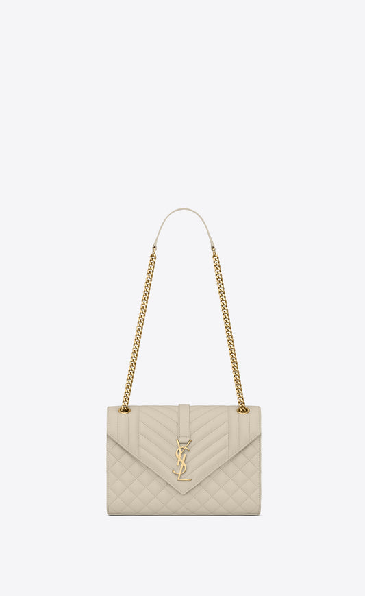 Yves Saint Laurent Medium Envelope Matelassé Shoulder Bag