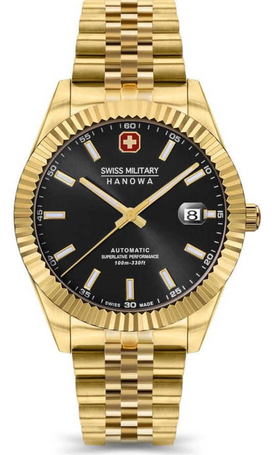 Swiss Military by Chrono Hanowa SMWGL0002110 Men's Analogue Automatic Movement Watch with Stainless Steel Strap