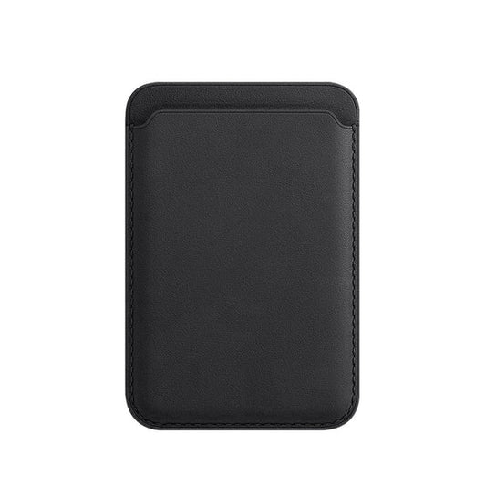 Magnetic Leather Card Holder Stick-on