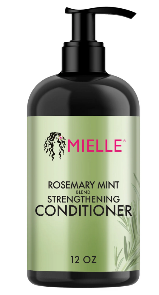Mielle Organics Rosemary Mint Strengthening Conditioner with Biotin, 12 Ounce