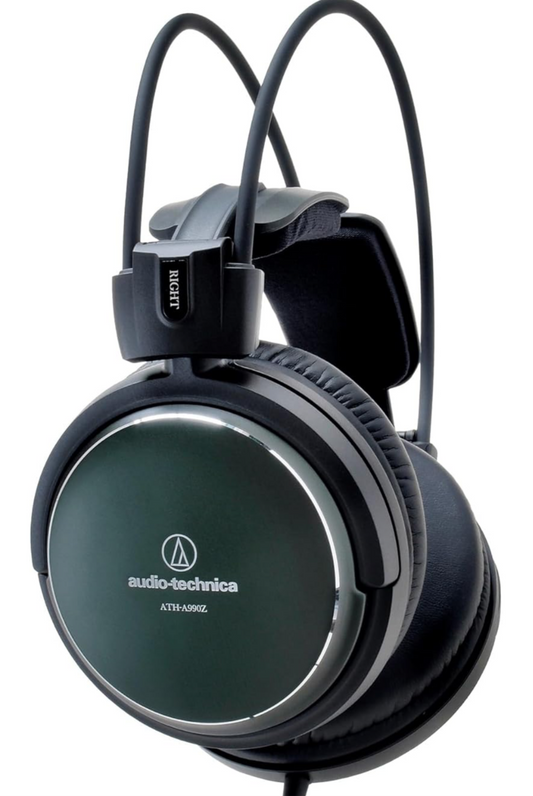 Audio-Technica ATH-A990Z Art Monitor Closed-Back Dynamic Headphones in Black, Wired