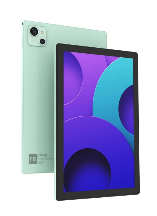 Popo P15 Premium Smart Tablet – 10.1” IPS Display, 8GB RAM + 512GB Storage, 5G Network – Silver