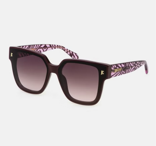 Just Cavalli Women's Square Shape Acetate Sunglasses SJC089V6509FD