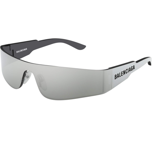 Balenciaga BB0041S Unisex Sunglasses SILVER/SILVER 99/1/125