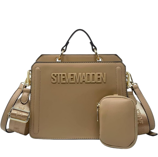 Steve Madden Womens Bevelyn Convertible Crossbody Bag