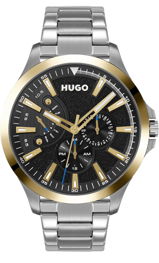 Hugo Boss Men's Black Dial Stainless Steel Watch
