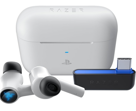 Razer Hammerhead HyperSpeed Wireless (PlayStation Licensed) Multi-Platform Gaming Earbuds
