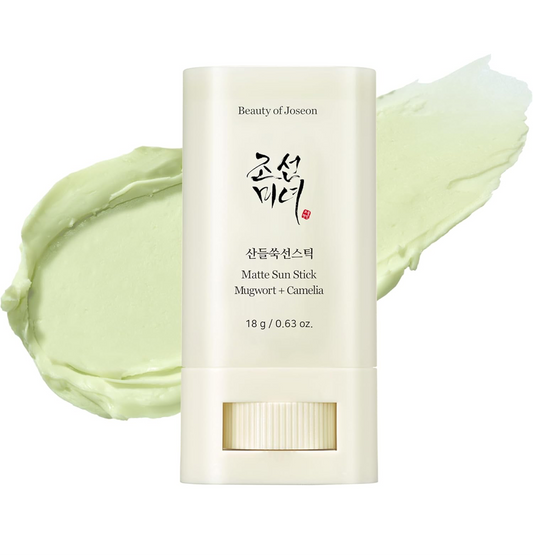 Beauty of Joseon Matte Sun Stick : Mugwort+Camelia for face Sunscreen moisturizing with SPF 50 PA++++ Korean sunscreen skincare 18g