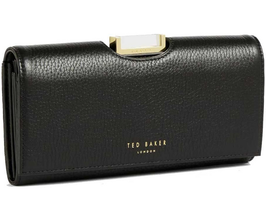 Ted Baker Women's BITA TRAVEL ACCESSORY BI FOLD WALLET, BLACK, ONE SIZE