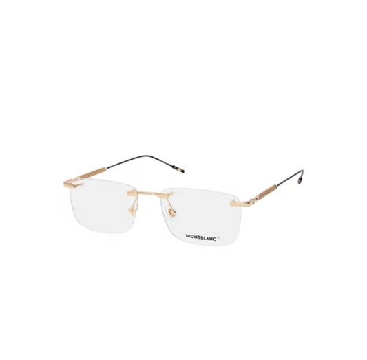 Montblanc Men's Rectangle Eyeglass Frame - MB0049O 002 56