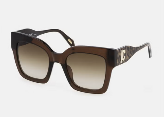 Just Cavalli Women's Square Shape Acetate Sunglasses SJC019 520AAK